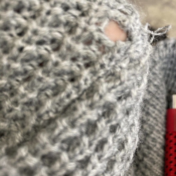 sovereign code crew‎ neck sweater gray mens size large Cotton Blend - Picture 11 of 12